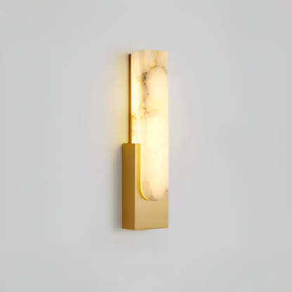 Jade Modern Agatha Alabaster Wall Light Living Room Bedroom