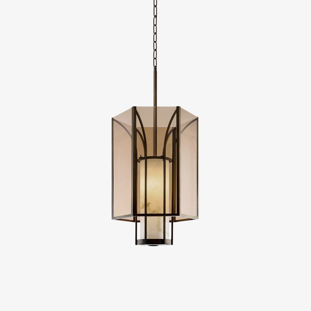 Jade Vintage Alabaster Glass Pendant Light Bedroom Dining Room