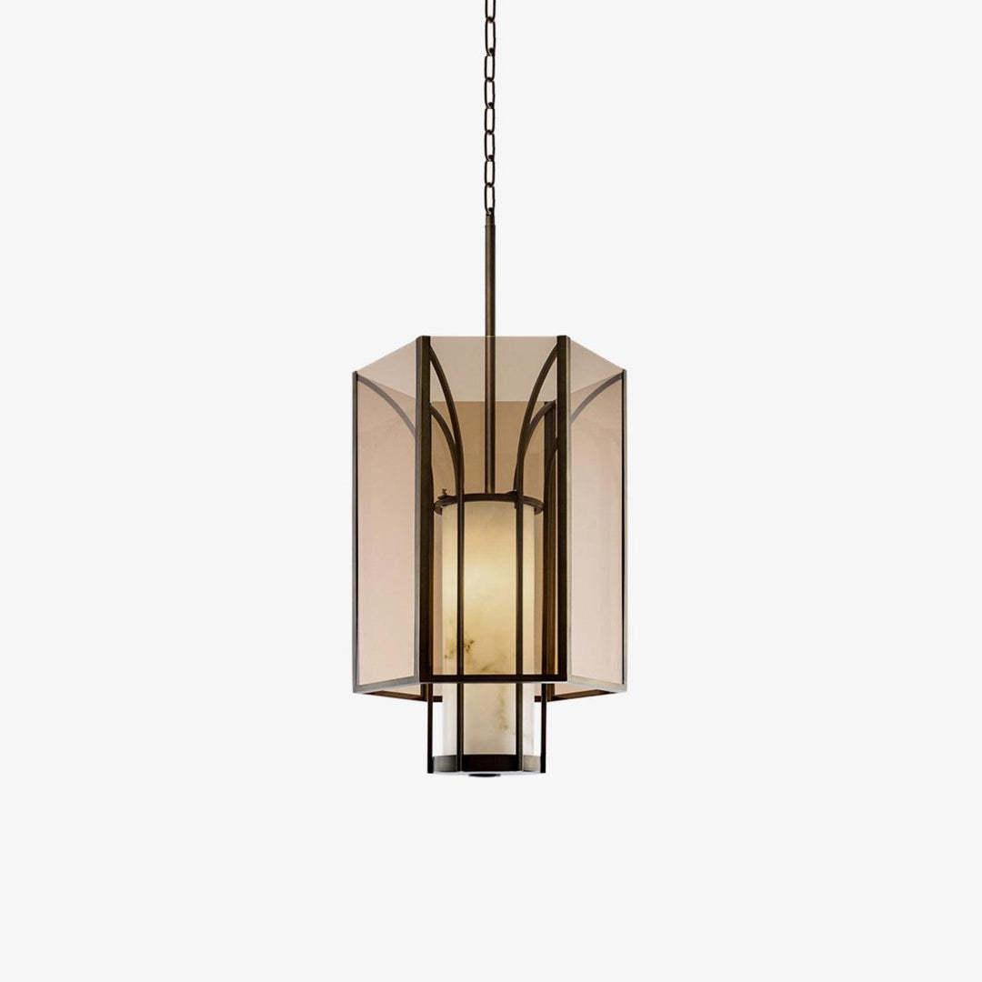 Jade Vintage Alabaster Glass Pendant Light Bedroom Dining Room