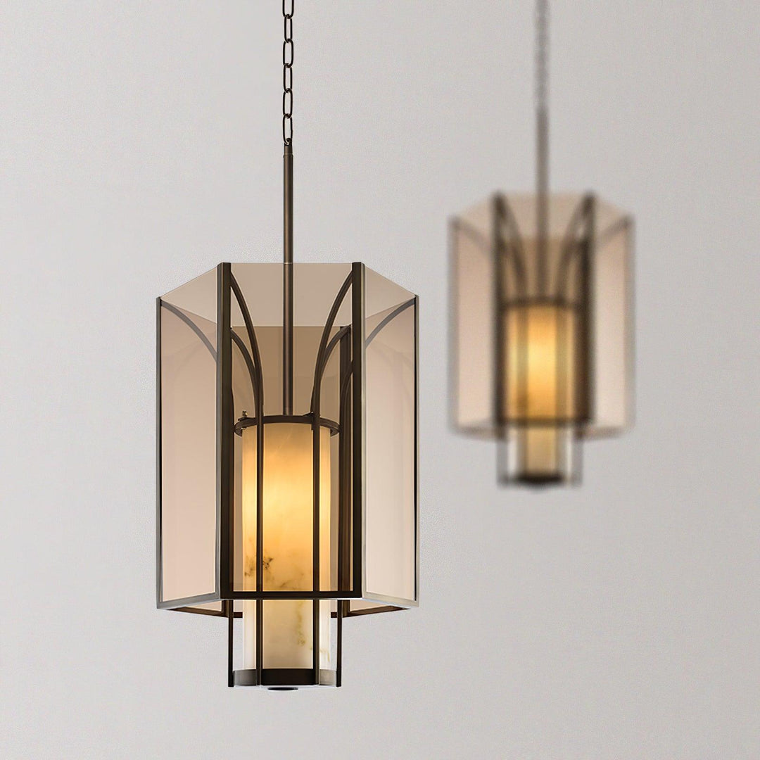 Jade Vintage Alabaster Glass Pendant Light Bedroom Dining Room