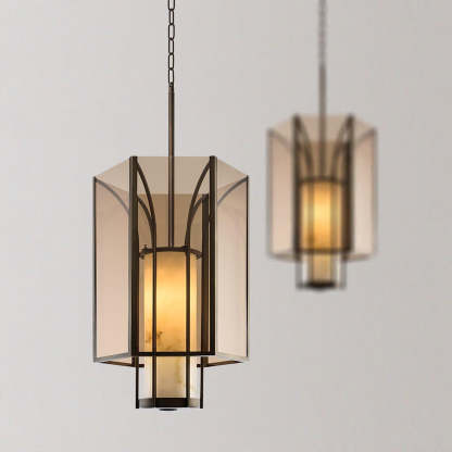 Jade Vintage Alabaster Glass Pendant Light Bedroom Dining Room