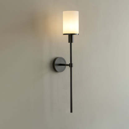 Jade Tracie Classic Metal Alabaster Wall Light Living Room Bedroom