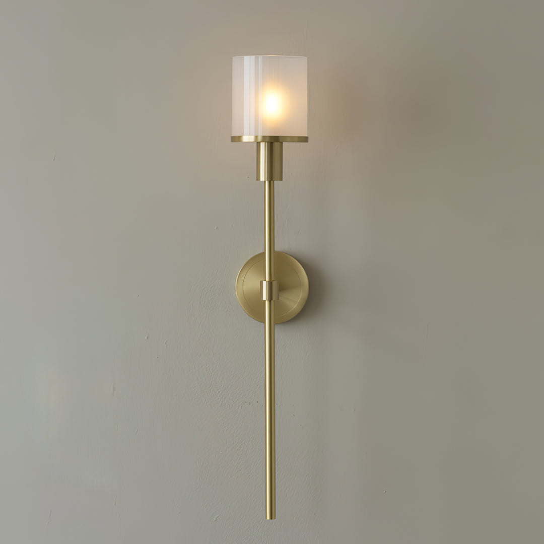 Jade Tracie Classic Metal Alabaster Wall Light Living Room Bedroom