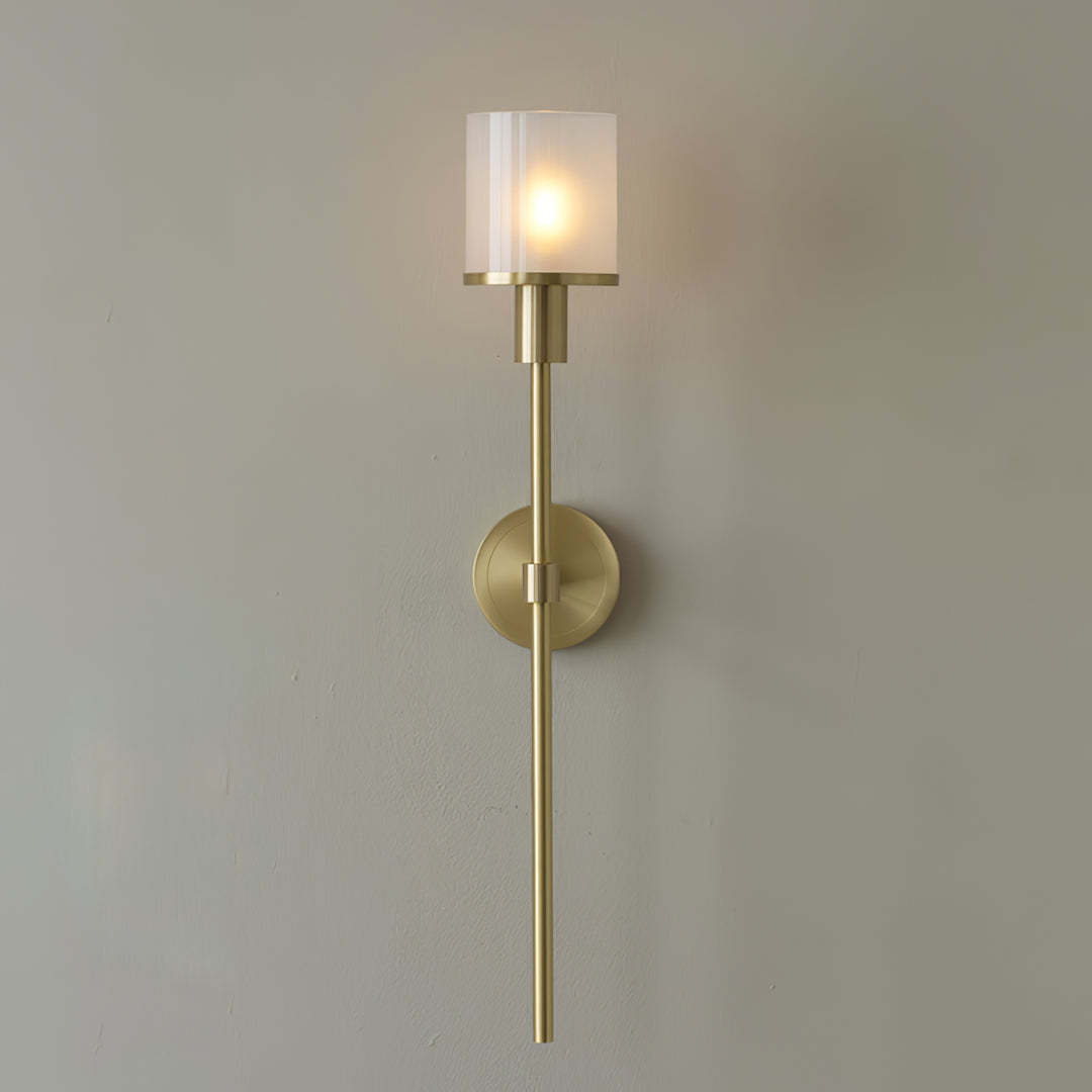 Jade Tracie Classic Metal Alabaster Wall Light Living Room Bedroom