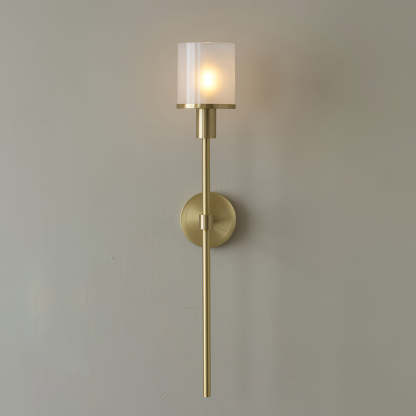 Jade Tracie Classic Metal Alabaster Wall Light Living Room Bedroom