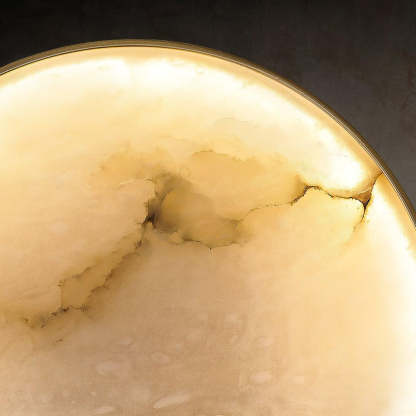 Jade Modern Terra Svet Alabaster Wall Light Living Room Bedroom