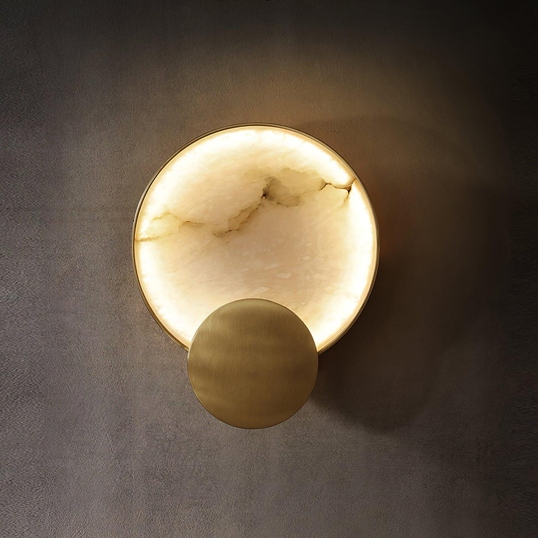 Jade Modern Terra Svet Alabaster Wall Light Living Room Bedroom