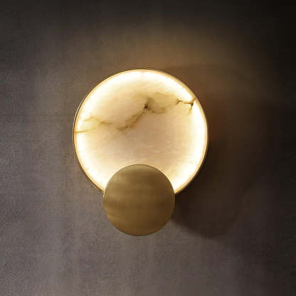 Jade Modern Terra Svet Alabaster Wall Light Living Room Bedroom