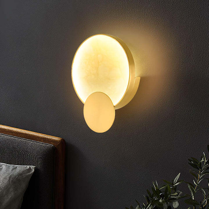 Jade Modern Terra Svet Alabaster Wall Light Living Room Bedroom