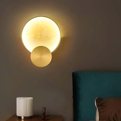 Jade Modern Terra Svet Alabaster Wall Light Living Room Bedroom