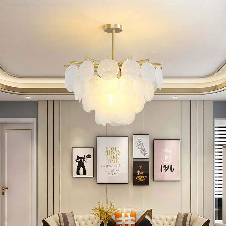 Marilyn Gorgeous Nordic Metal Glass Chandelier Bathroom Living Room