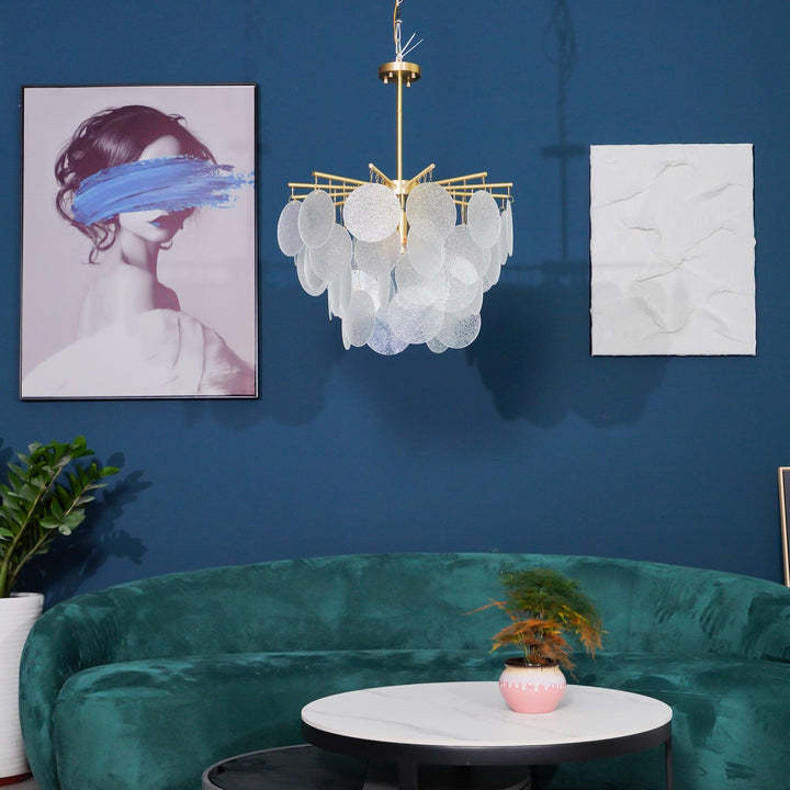 Marilyn Gorgeous Nordic Metal Glass Chandelier Bathroom Living Room