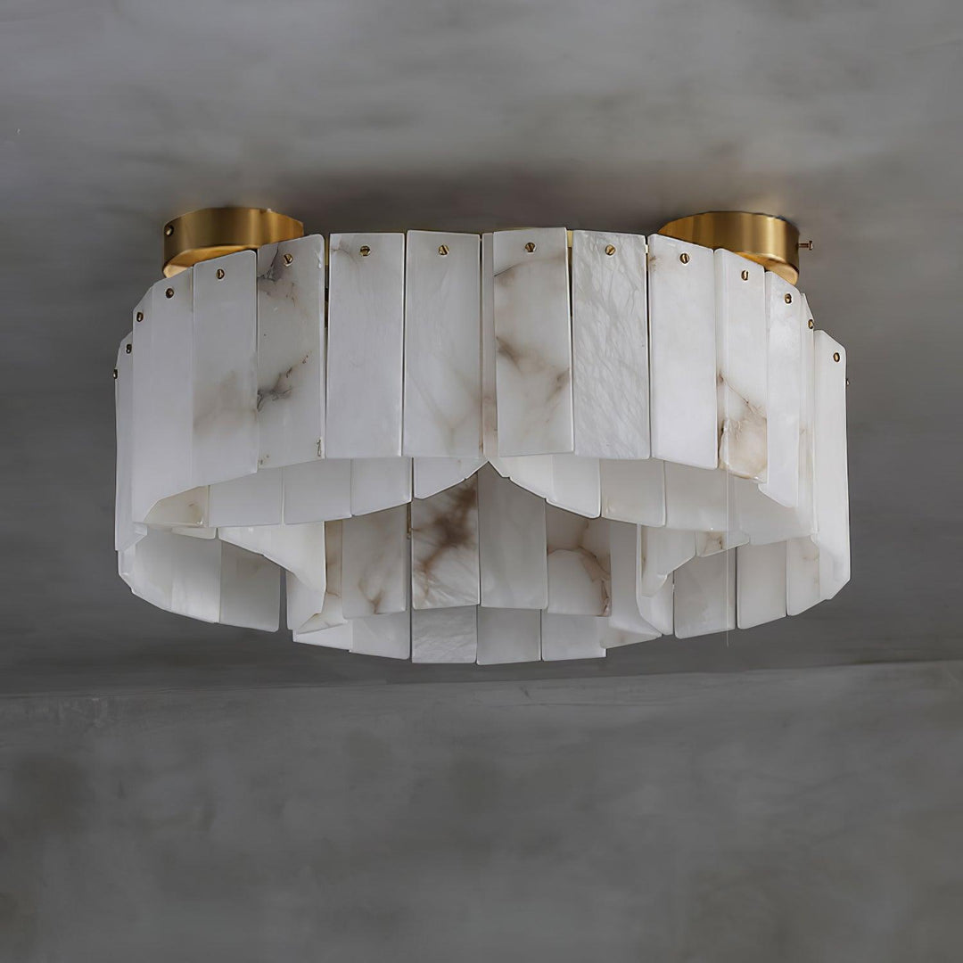 Jade Modern Luxury Alabaster Ceiling Light Living Room Dining Room