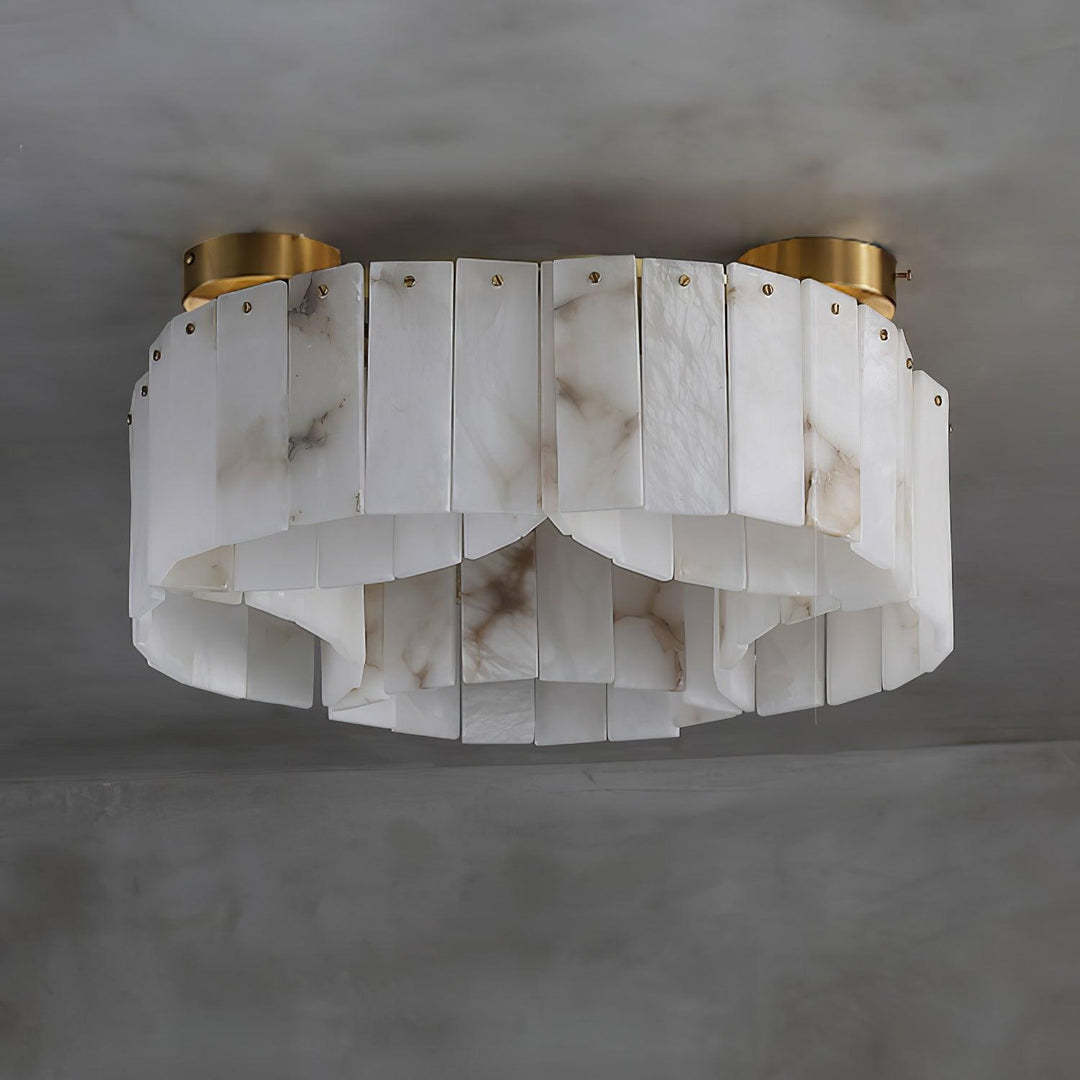 Jade Modern Luxury Alabaster Ceiling Light Living Room Dining Room