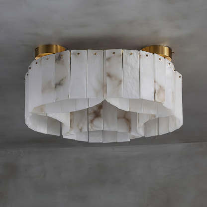 Jade Modern Luxury Alabaster Ceiling Light Living Room Dining Room