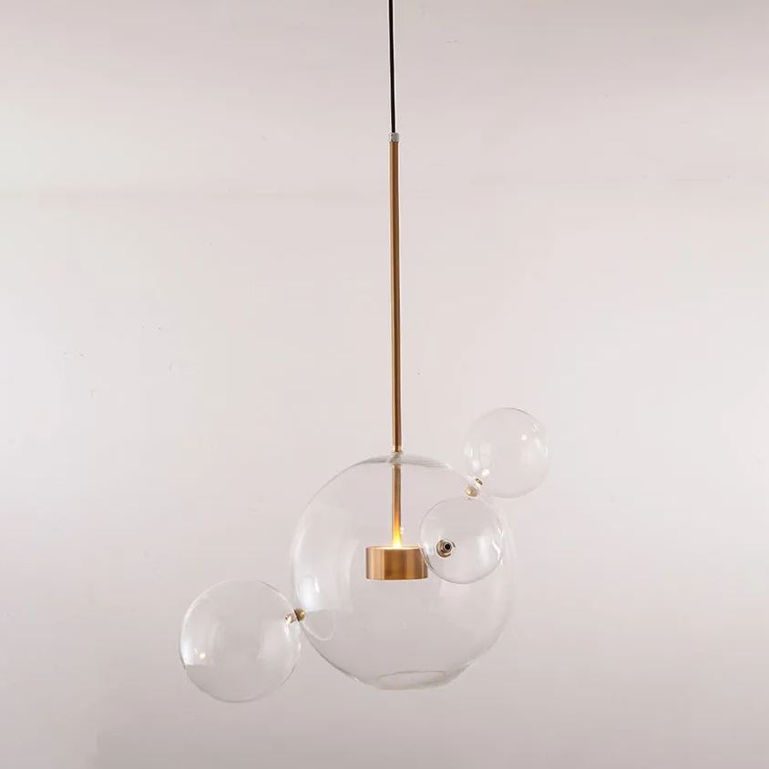 Hailie Modern Bubble Metal Pendant Light Gold