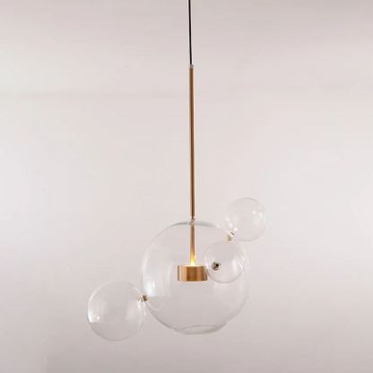 Hailie Modern Bubble Metal Pendant Light Gold
