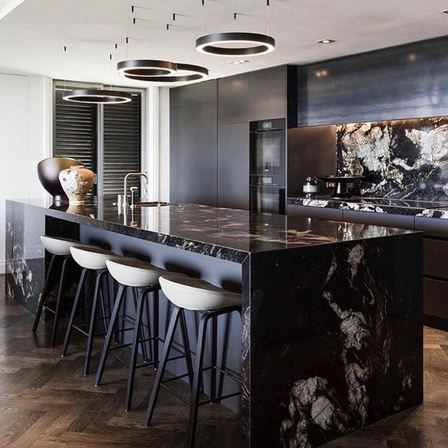 Arisha Modern Unusual Metal Acrylic Pendant Light Dining Room Living Room