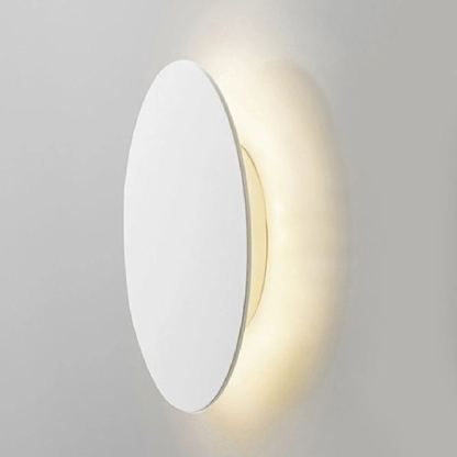 Edge Modern Round Brass Metal Wall Light Bathroom Kitchen