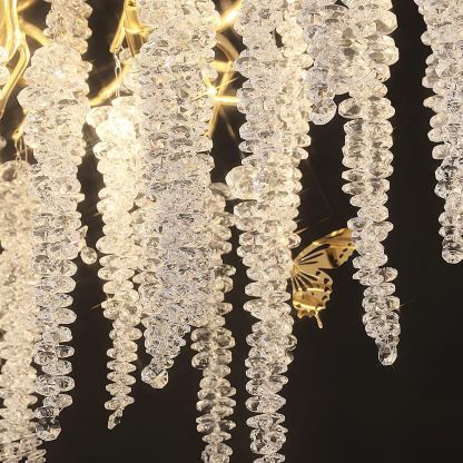 Marilyn Gorgeous Nordic Metal Glass Chandelier Living Room Dining Room