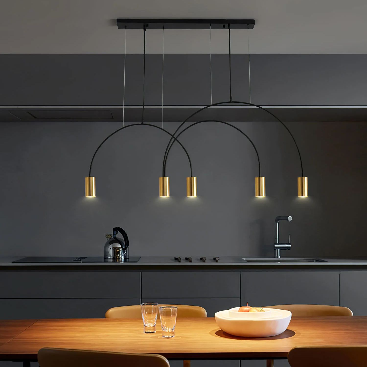 Valentina Modern Minimalism Metal Pendant Light Living Room Dining Room