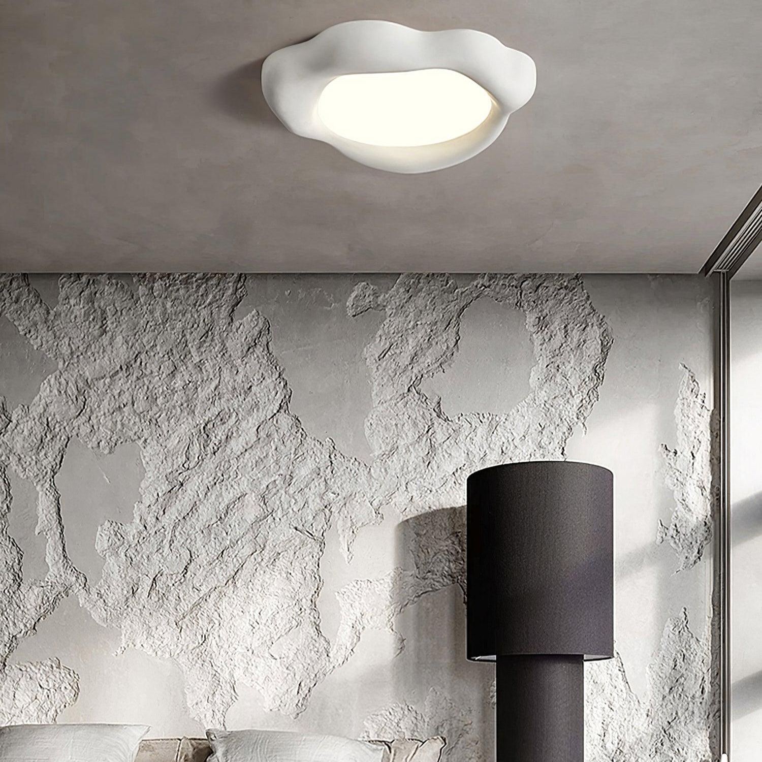 Quinn Modern Round Resin Acrylic Ceiling Light Living Room Dining Room
