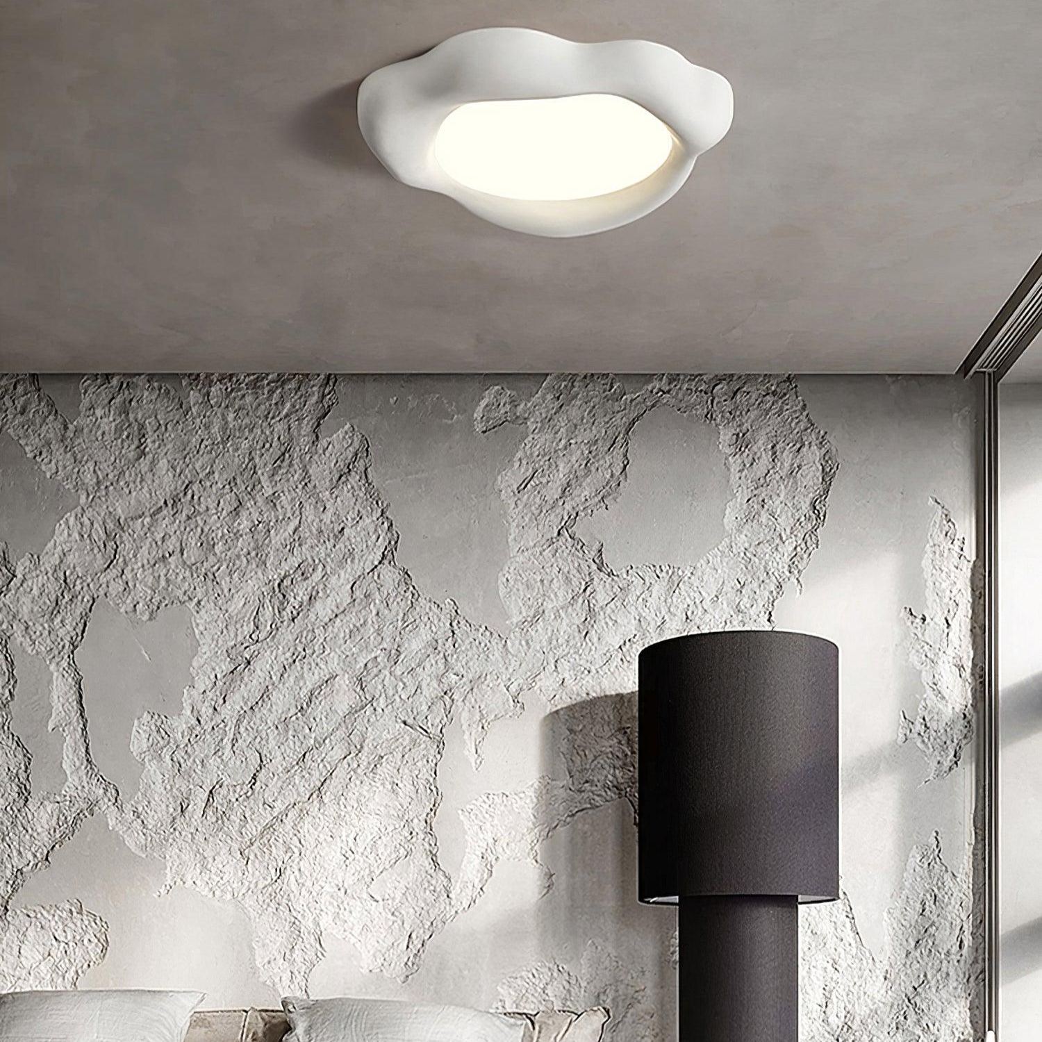 Quinn Modern Round Resin Acrylic Ceiling Light Living Room Dining Room