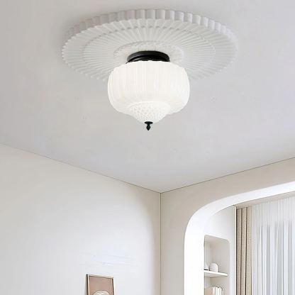Quinn Vintage Metal Glass Ceiling Light Living Room Bedroom