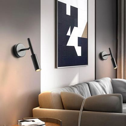 Edge Minimalism Urban Metal Wall Lamp Bedroom Kitchen