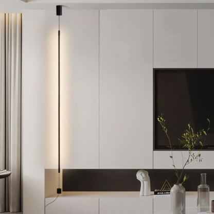 Edge Slim line Metal PMMA Floor Lamp Living Room Bedroom