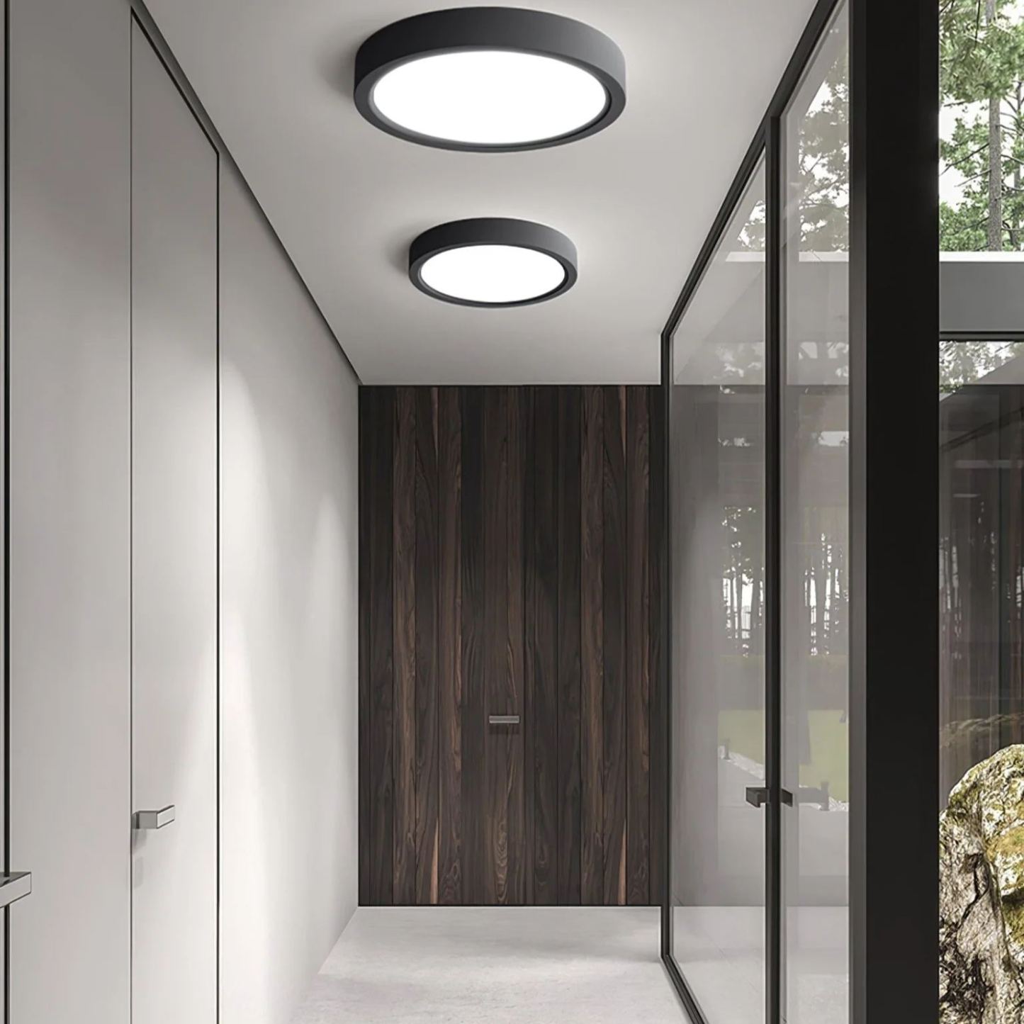 Quinn Thinnest Round Acrylic Ceiling Light Hallway Bedroom