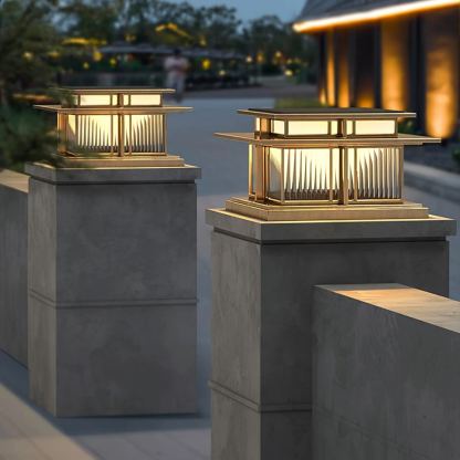 Orr Modern Metal Acrylic Outdoor Light Lawns Villas Corridors