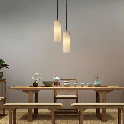 Ozawa Modern Vertical Pendant Light Metal Indoor