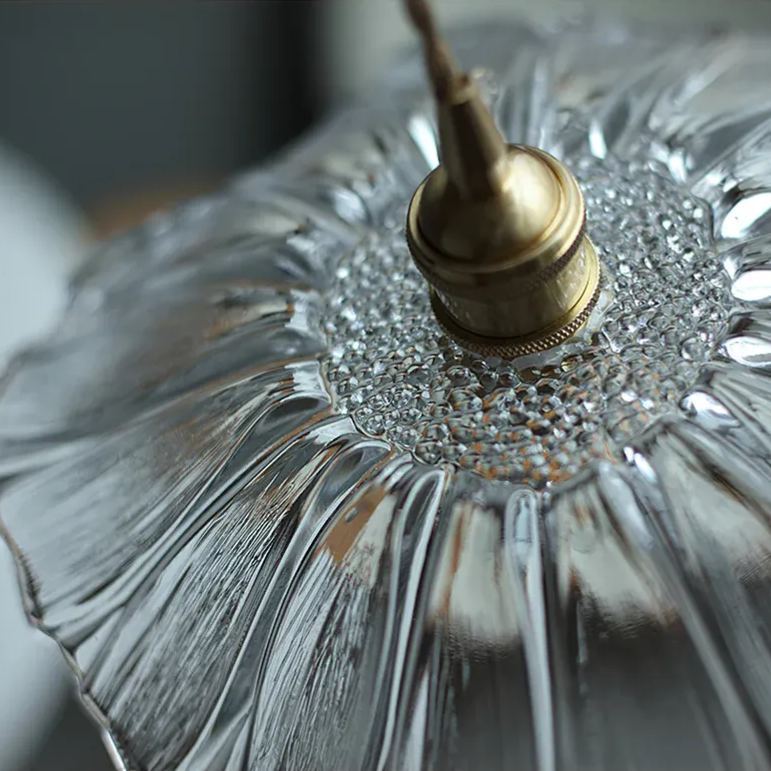 Carins Modern Flower Glass Hanging Pendant Light Dining Room