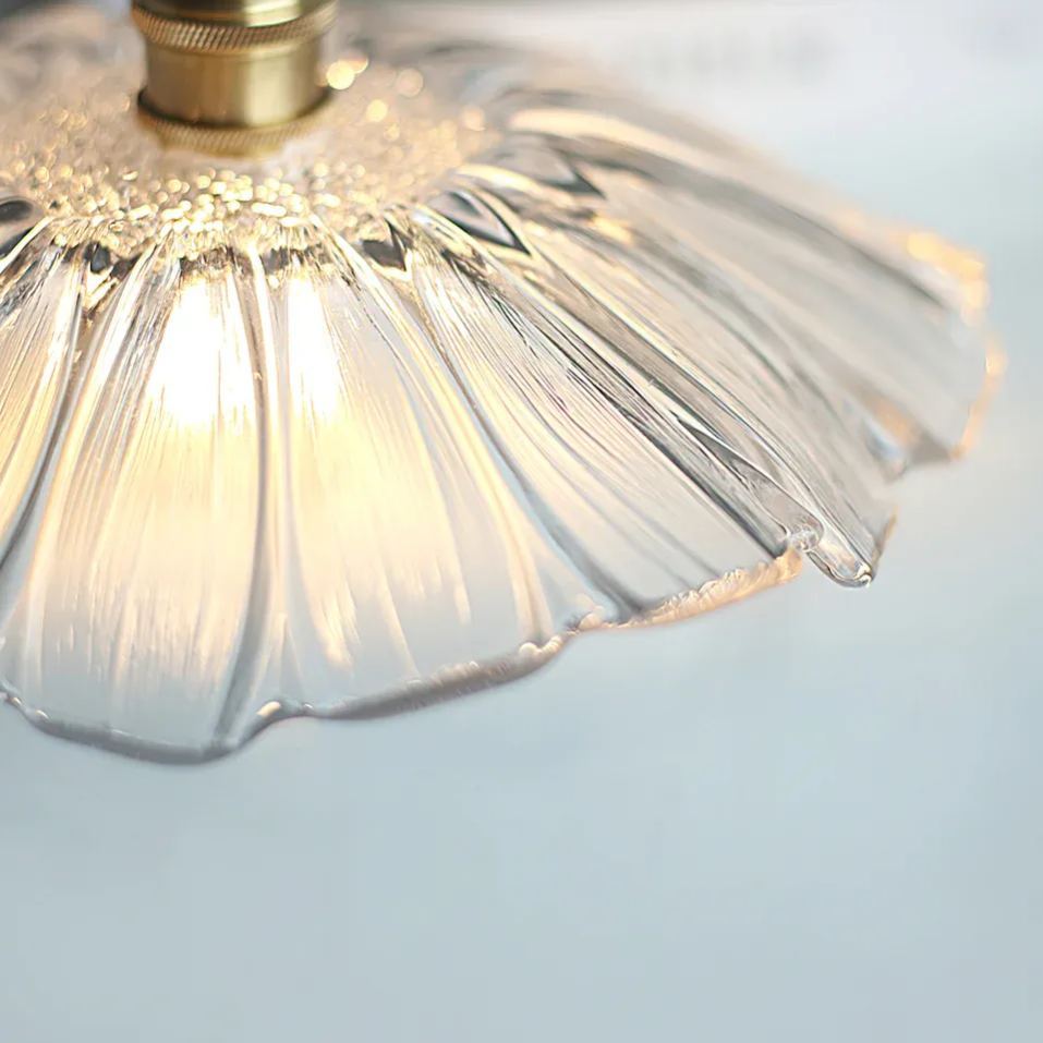 Carins Modern Flower Glass Hanging Pendant Light Dining Room