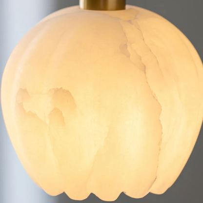 Ozawa Modern Round Flower Metal Resin Pendant Light Bedroom Dining Room