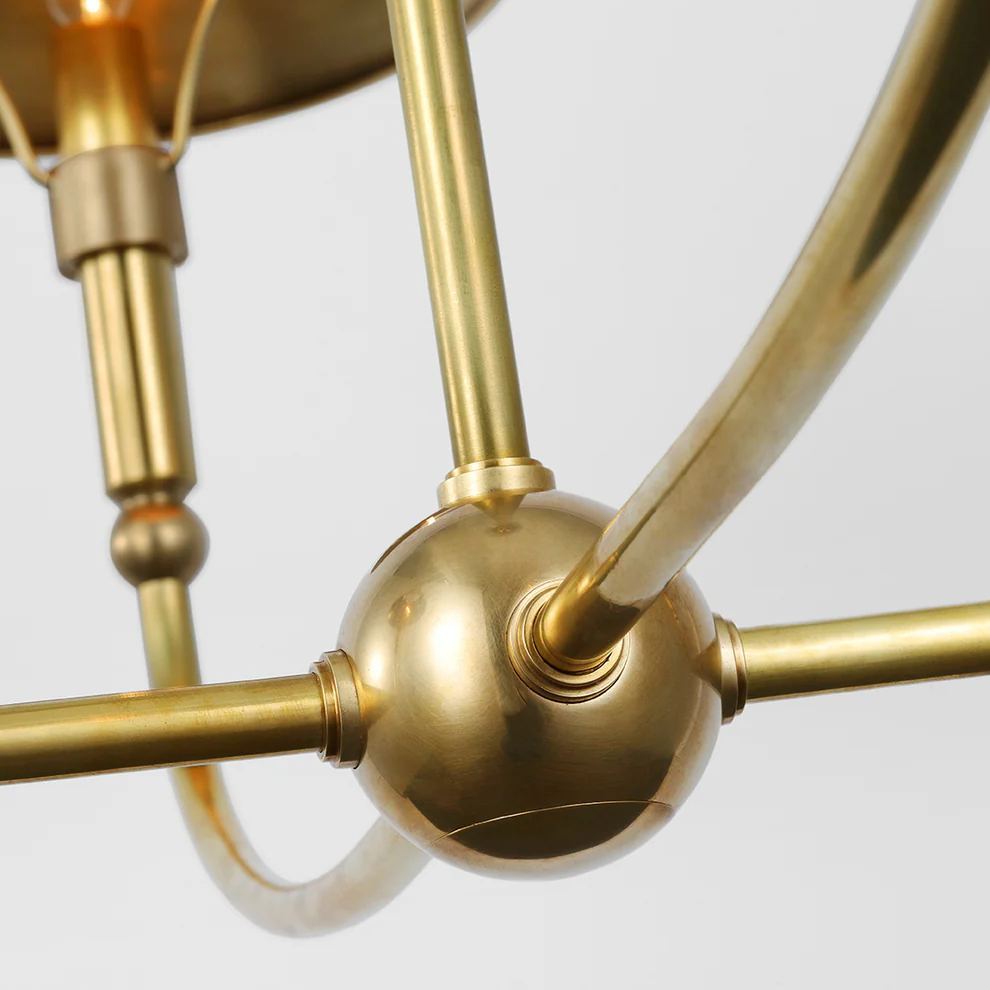 Alessio Vintage Luxury Metal Pendant Light Shades Living Dining Room