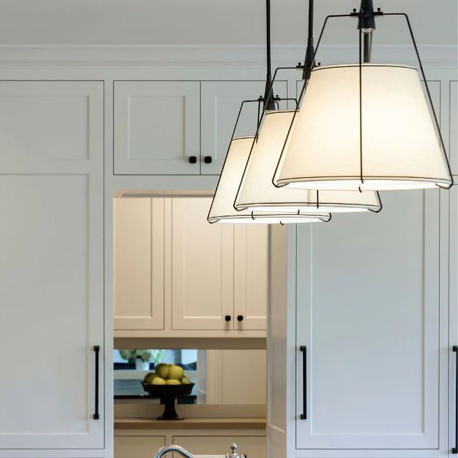 Alessio Vintage Special Metal Fabric Pendant Light Shades Dining Room