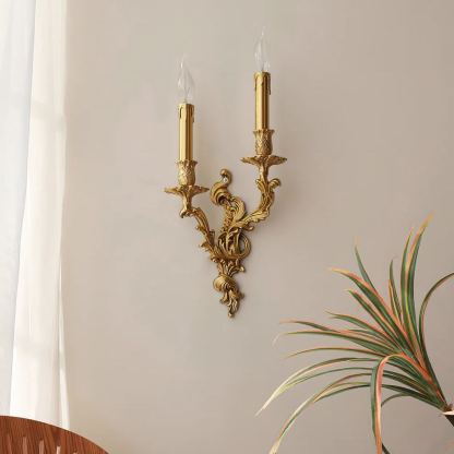 Alessio Vintage Palace Candle Wall Light Living Room Bedroom Bathroom