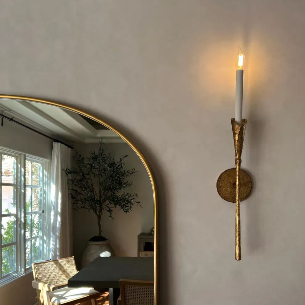 Alessio Vintage Antique Metal Fabric Wall Light Shades Kitchen Bedroom Living Room