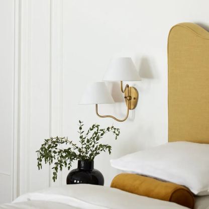 Alessio Vintage Classical Metal Wall Light Bedroom Living Room