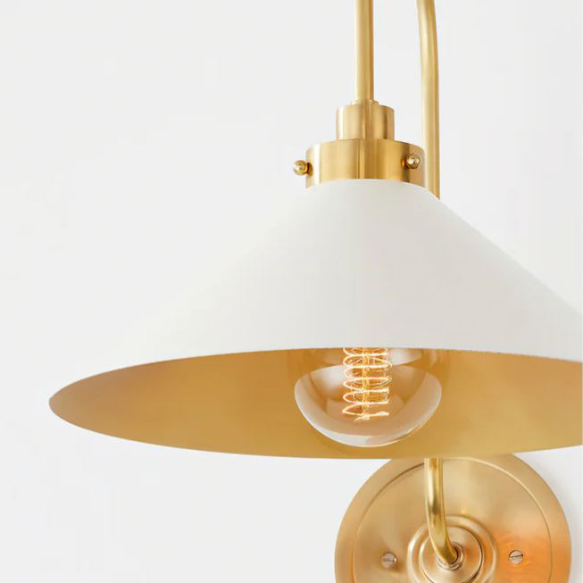 Alessio Vintage Cottage Metal Wall Light Bedroom Study Living Room