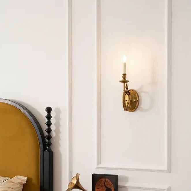 Alessio Vintage Palace Candle Wall Light Fixture Bedroom Hallway
