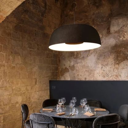 Carins Modern Round Metal Pendant Light Shades Living Study Room
