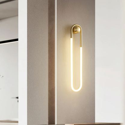 Meza Modern LED Metal Acrylic Wall Light Bedroom Living Room Hallway