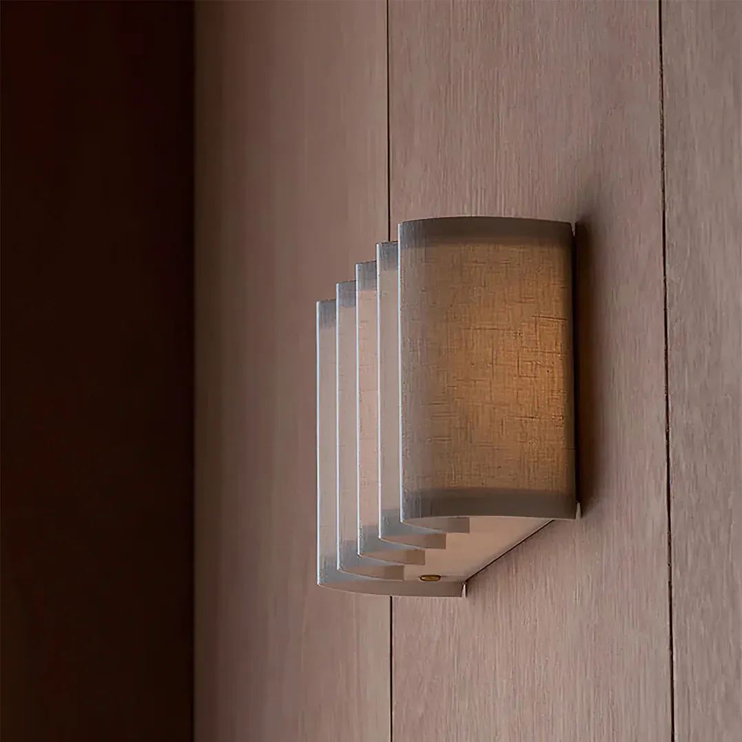 Renée Natural Fabric Wall Lamp Dining Room Bedroom
