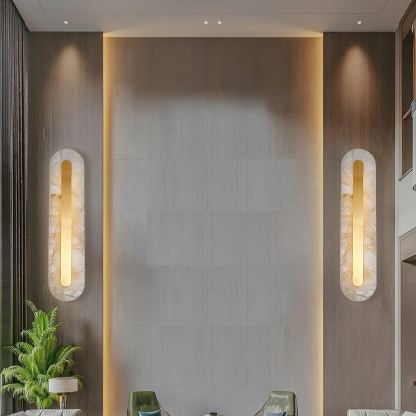 Ozawa Modern Rounded Resin Wall Light Bedroom Hallway Living Room