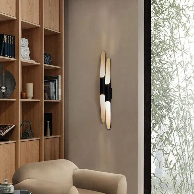 Orr Modern Minimalism Long Metal Wall Light Living Room Bedroom Hallway