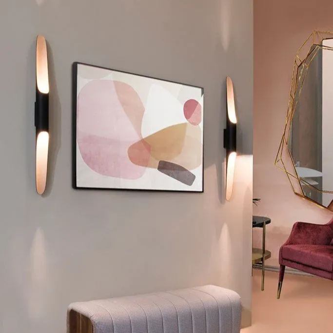 Orr Modern Minimalism Long Metal Wall Light Living Room Bedroom Hallway