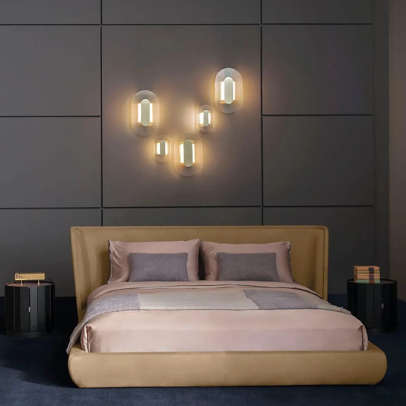 Orr Minimalism Metal Glass Wall Lamp Dining Room  Bedroom